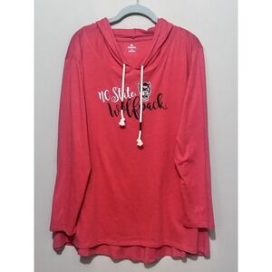 NC State Wolfpack Red Lightweight Hoodieโ Women's Large Knights Apparel